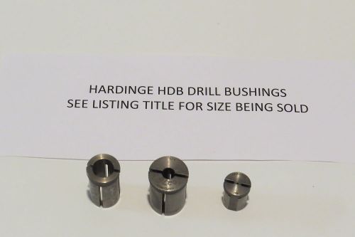 HARDINGE 3/4&#034; OD  DRILL  BUSHING # HDB-6 FOR #60 DRILLS