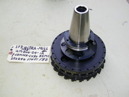 INDEXABLE -FACE MILL - SP3 ULTRA-MILL - UM-800-24-1A8,WITH CV50BSMC 250240, NOS
