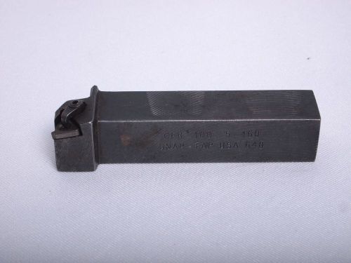 Used Lathe Tool Holder 1&#034; Snap-Tap CER 100 5-160 Carbide Insert USA