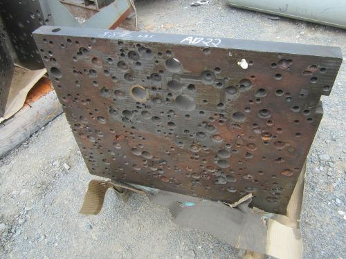 (ab22) 30&#034; x 24&#034; x 2.25 face drilling/machining angle block/plate 30&#034; x 24&#034; base for sale