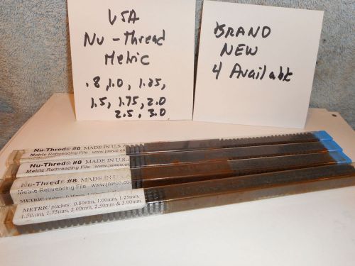 Machinists  12/6 buy now brand new usa nu thread metric thread files new usa for sale