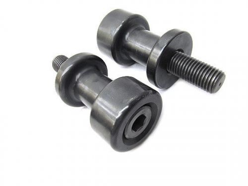 Black chrome rope cable cargo roller tie down bolts #1&#034;-8 tpi,  6&#034; long conveyor for sale