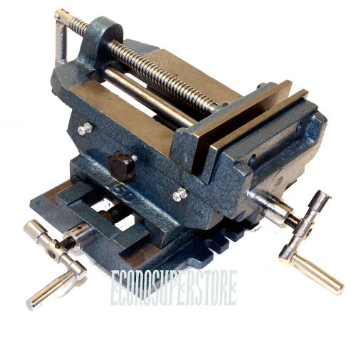6&#034; 2 Way Machinist Milling Vise W/ Cross Slide Drill Press Holding Clamp Grip