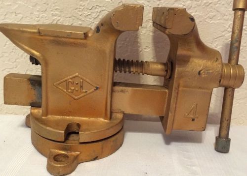 Vintage Antique Anvil Vise Bench Hand Cast Tool Steampunk DunlapG:L