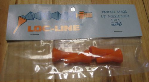 NEW 41403 LOC-LINE Nozzle 1/8 In Pk 4 1/8&#034; 3P821