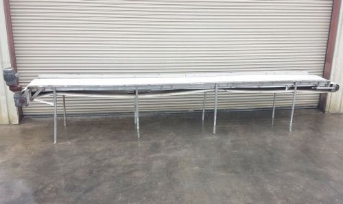 36&#034; wide x 20&#039; long ss conveyor white food grade belt, conveying for sale