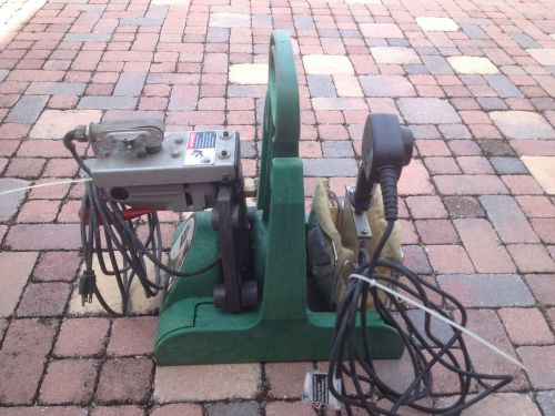 Mcelroy pitbull facer assembly, heater and stand for pipe butt fusion machine for sale
