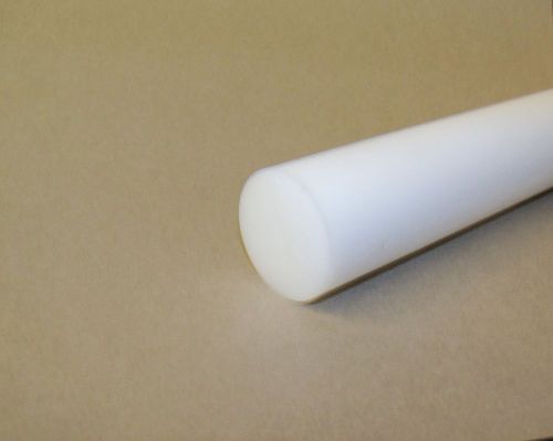 Delrin/Acetal Rod White 1/2&#034; diameter 6&#034; long