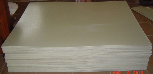 Lot of 100 new laminated fiberglass reinforced plastic sheets 48&#034; x 60&#034; for sale