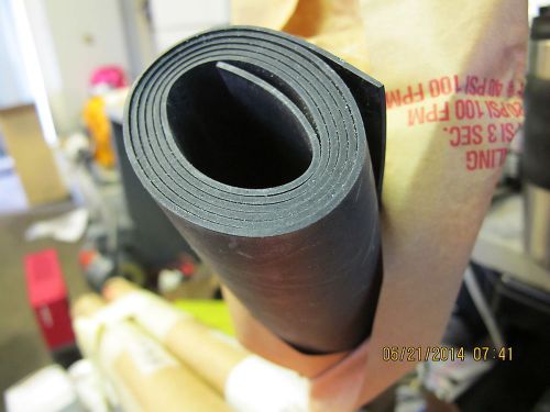 1/16” x 36” long x 36” wide military grade neoprene rubber sheet for sale