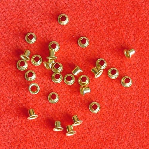 &gt; 100x Copper Alloy Brass Eyelet 2.5x3mm for Soldering Connection-Fe