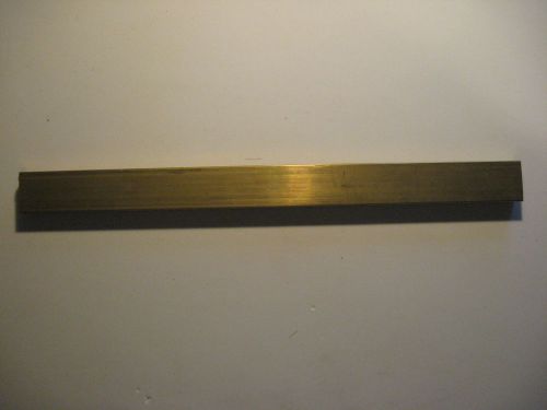 1/2&#034; x 1&#034; c360 brass flat bar 12&#034; long solid .500&#034; mill stock h02 for sale