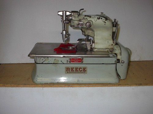REECE  S-2      LABEL SEWER   HEAD-ONLY  INDUSTRIAL SEWING MACHINE