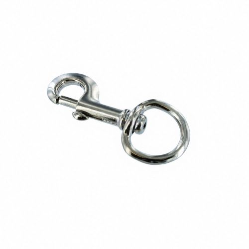 83D-M117-25 (1) Swivel Metal Clip Hook Nickel Style# 117-25
