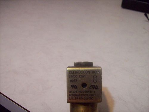Hypertherm powermax plasma cutter 380 deltrol dsv24 gas valve miller 206000 for sale