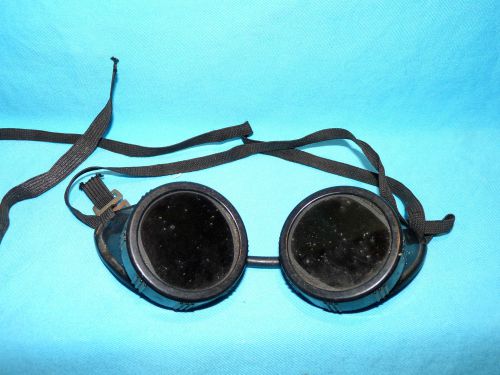 Vintage Goggles Steampunk  Motorcycle Welder Glasses complete
