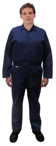 Tillman 6950B 9 oz. Navy Flame Resistant Westex Indura Coveralls, Large