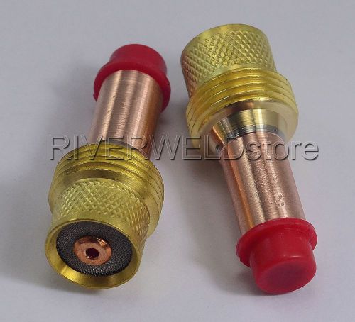 45V25m 5/64“TIG Collet Body Gas Lens FIT TIG Welding Torch WP17 18 26 Series,2PK