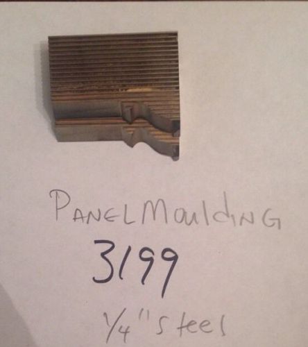 Lot 3199 Panel Moulding Weinig / WKW Corrugated Knives Shaper Moulder