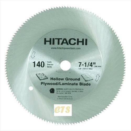 **new** hitachi 725216b10  140-teeth 7-1/4-inch steel saw blade for sale