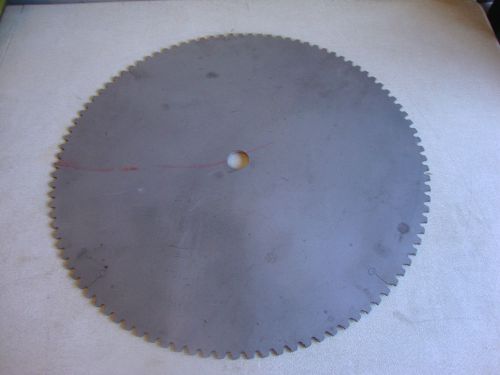 Large 22&#034; 100 Tooth Saw Mill Blade 1-1/4&#034; Center  Hole - Unused NO CARBIDE TIPS