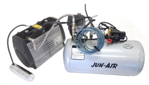 Jun-air of302 dental lab medical air compressor 10-liter tank oil-less/ warranty for sale