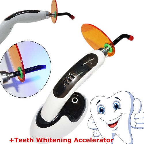 2015 SALE ! Dental LED Curing Light Lamp 1400MW + Teeth Whitening Accelerator CE