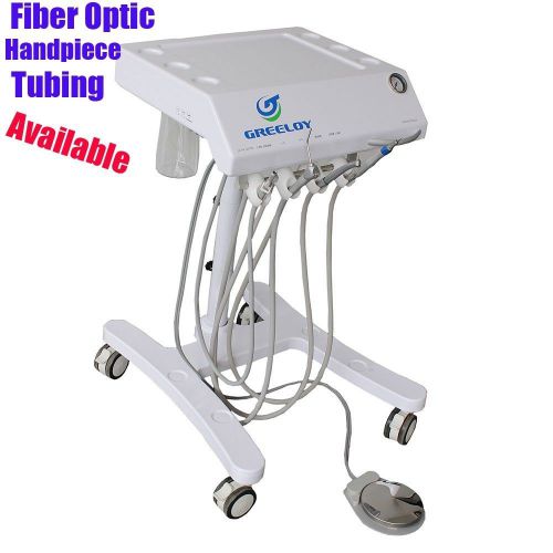 Portable dental delivery unit control mobile cart+ fiber optic handpiece tubing for sale