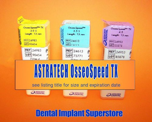 Astratech Osseospeed TX Dental Implant - 4.0s x 15mm - EXP 2017