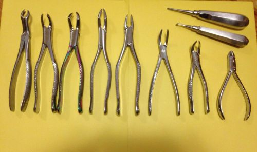 20+ PCs DENTAL TOOTH EXTRACTION FORCEPS  Elevator DENTIST SURGERY TOOLS