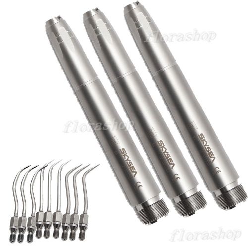 3PCS Dental deluxe Super Air Scaler Handpieces G2 Broden 2 Holes with 9*Tips
