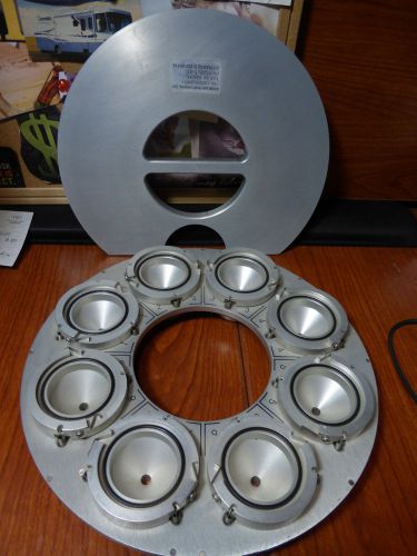 Machined Metal Labware: Poss Centrifuge Rack &amp; Bowls + Andersen RAAS2.5-300 Lid