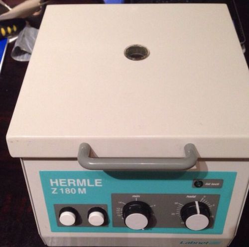 Hermle labnet centrifuge microfuge z180m w/rotor head for 8 pcr strips for sale