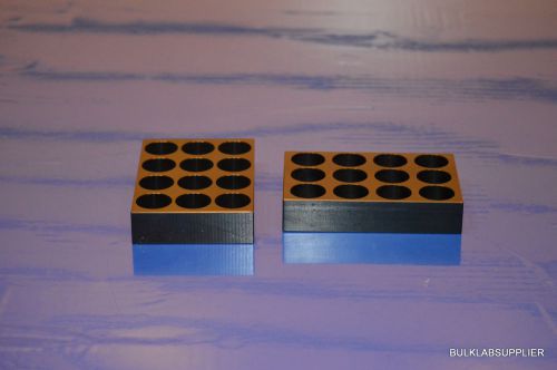 25 x 52 mm aluminum rotor block for 12 vials, 2 dram vials thermo rba12-25-52 for sale