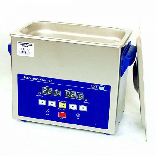 Stainless steel ultrasonic denture cleaner dr-lq30 3l digital timer and heating for sale