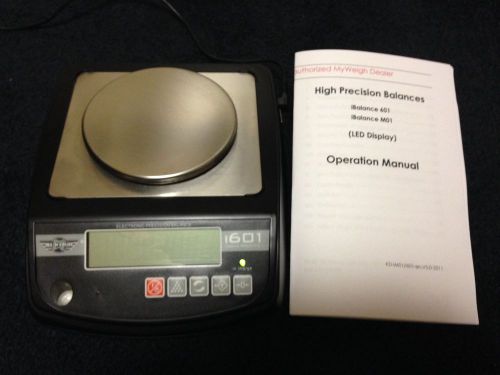 My Weigh i601 Scale. Extremely accurate Grams, Carates, Troy Ounces, counting.