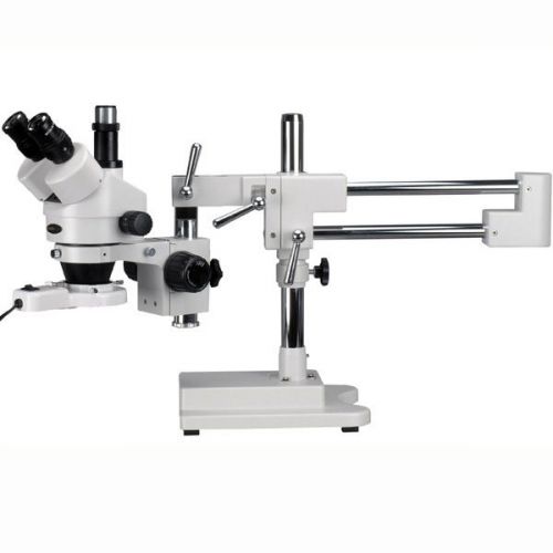 3.5X-90X Trinocular Stereo Boom Zoom Microscope + Fluorescent Light