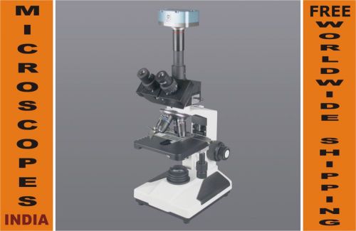 2000x professional quality clinical trinocular research microscope w usb camera for sale
