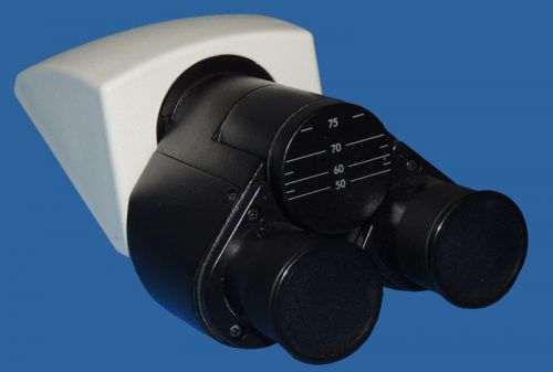 New microscope binocular head °30 inclined 360° rotatable 50-75mm / no eyepieces for sale