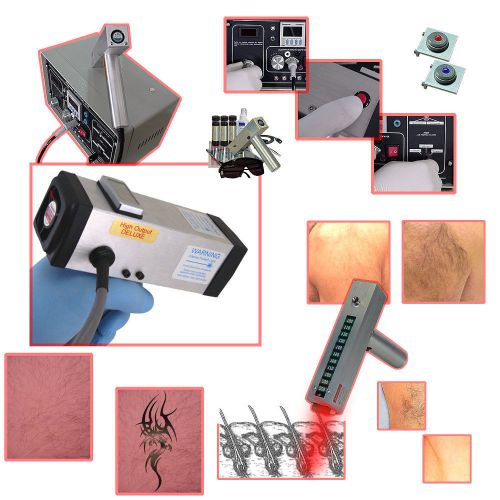 Professional laser hair,tattoo removal system for rosacea, acne scars, &amp; veins. for sale