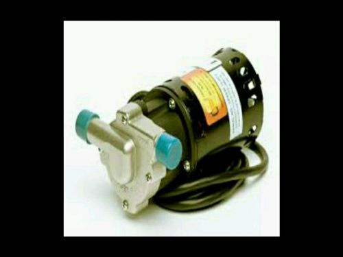 Chugger Pump SS inline 115v - Stainless Head / Home Brew Pump w/ 6&#039; Ac cord.