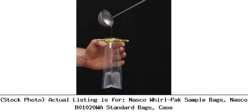 Nasco Whirl-Pak Sample Bags, Nasco B01020WA Standard Bags, Case