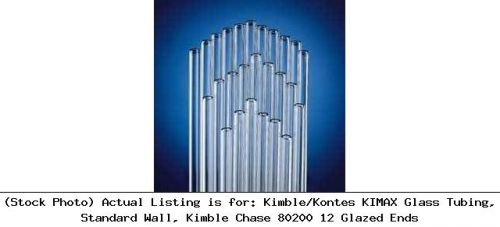 Kimble/kontes kimax glass tubing, standard wall, kimble chase 80200 12 glazed for sale