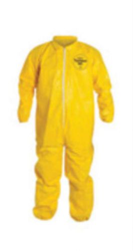 QC125SYL3X00 DuPont 3X Yellow Tychem QC Chemical Protection Coveralls. (5 Each)