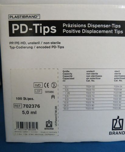 Pd-tips positive displacement syringe tips  5.0ml # 702376 pk/90 for sale