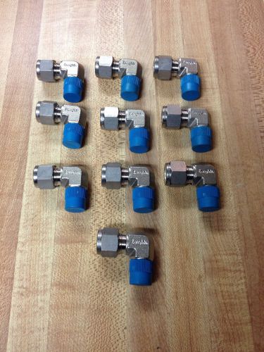 10 new swagelok 316 ss 3/8&#034; tube x 1/4&#034; pipe elbow ss-600-2-4 for sale