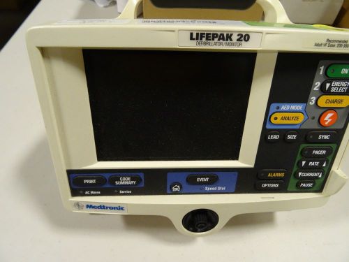 Physio Control Lifepak 20 3-Lead Biphasic, AED, Pacing and Spo2
