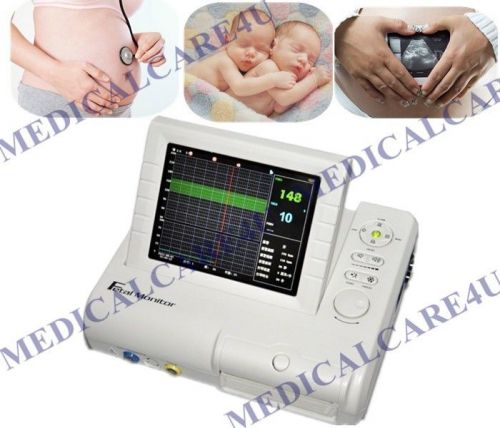 CE Certified CONTEC CMS800G fetal monitor,twins probe+Printer,fetal heart rate