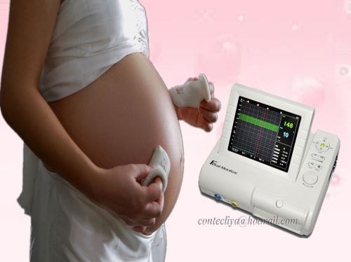 8.4&#034; New Twins Fetal FHR Monitor,Two Ultrasound Probe,One TOCO Probe,Printer,CE