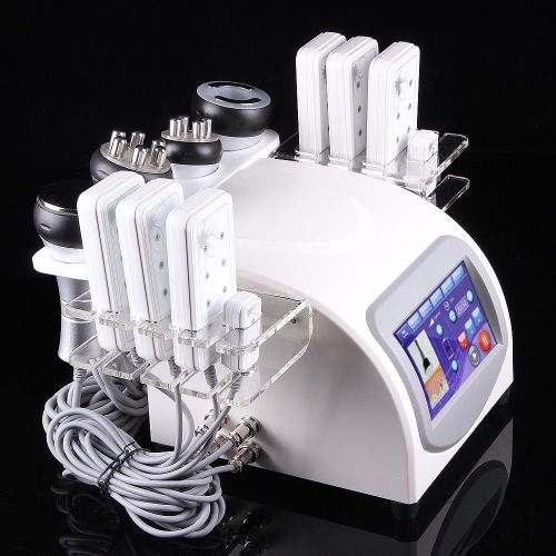 6in1 Diode Lipo Laser Body Scuplt Cavitation 40K Vacuum Bipolar RF Slim Machine